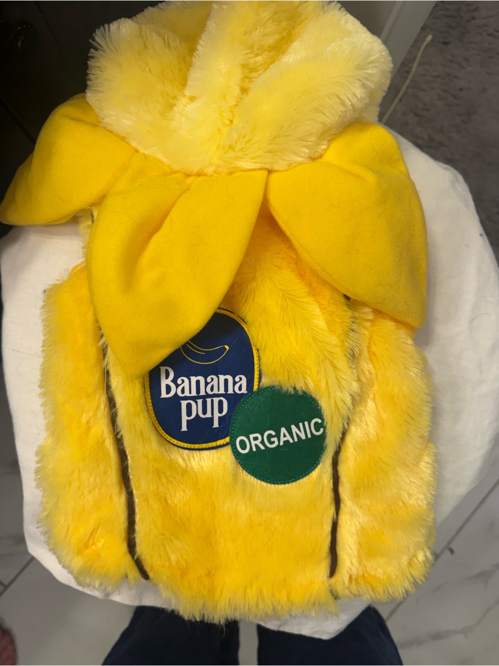 Banana Pup Yellow Banana Dog Halloween Costume Size Medium